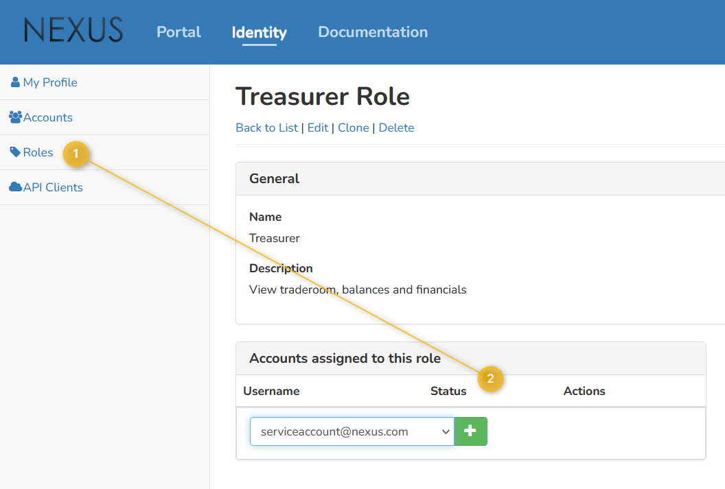 Assign roles
